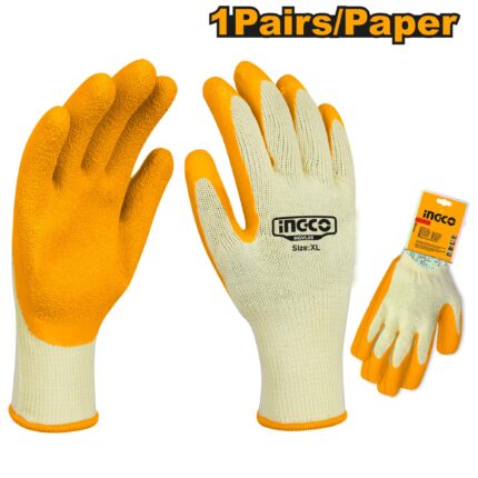 Ingco - Latex Gloves - Xl (Extra Large)