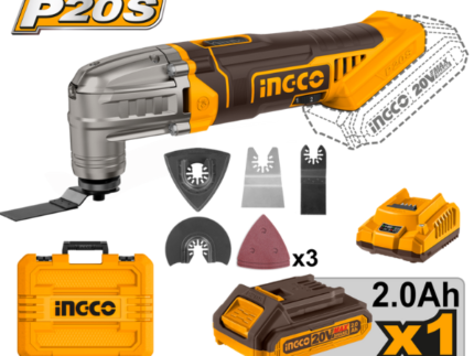 Ingco - Multitool Kit (Carry Case, Battery and Charger - Lithium-Ion) - 20V