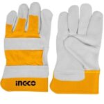 Ingco - Cow Split Leather Gloves - Large