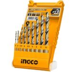 Ingco - Hss Twist Drill Bit Set - (9 Pieces)
