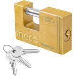 Ingco - Padlock - Brass - 90Mm - H/D - Industrial