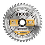 Ingco - Tct Saw Blade 40T - Wood (185Mm) - 1 X Blade