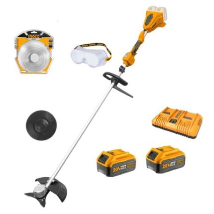 Ingco - Cordless Lithium-Ion String Trimmer And Brushless Cutter