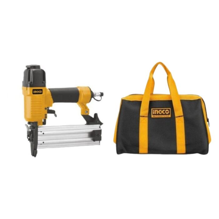 Ingco - Air Brad Nailer (GA18) with Canvas Tool Bag - Image 1