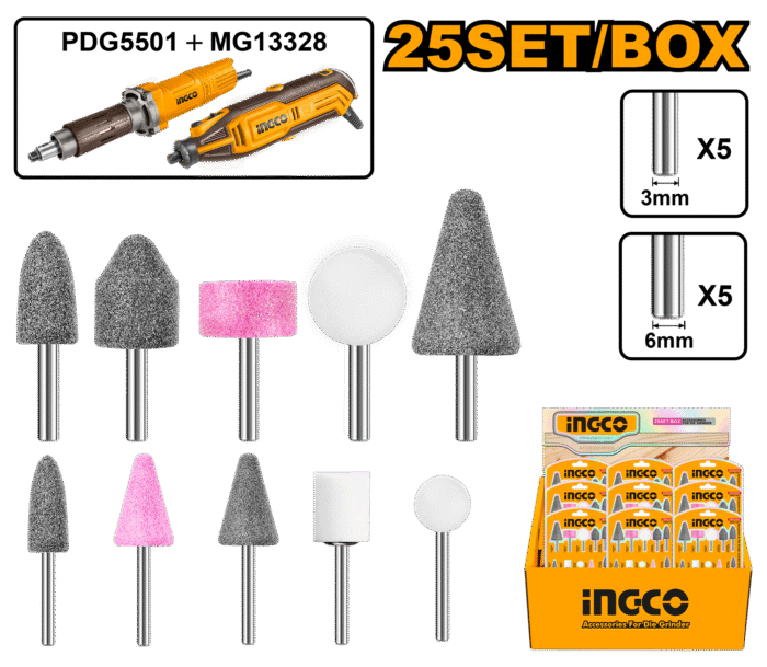 Ingco - Accessories For Die Grinder And Mini Grinder - Image 1