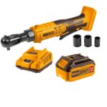 Ingco- Lithium-Ion Drive Ratchet With 4.0Ah Battery And Charger - (20V)