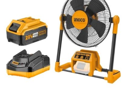 INGCO - Cordless Fan Including Battery (4.0Ah) and Charger