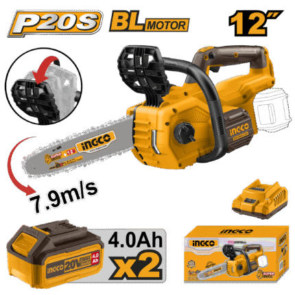 Ingco - 20V Lithium-Ion Chain Saw