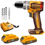 Ingco - Cordless Impact Drill Compact 60Nm With 2 X 2.0Ah Battery & Charger