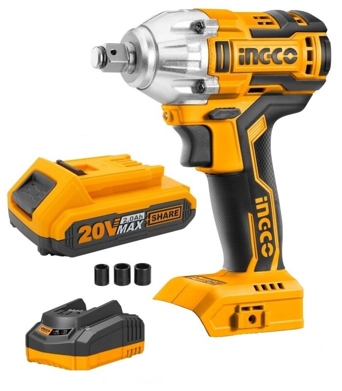INGCO - Impact Wrench COMBO - BL Motor (Cordless) - 20V - Image 1