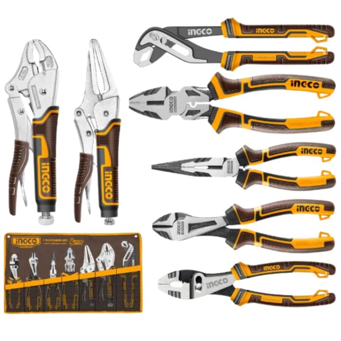 Ingco - 7 Piece Plier Set - Image 1