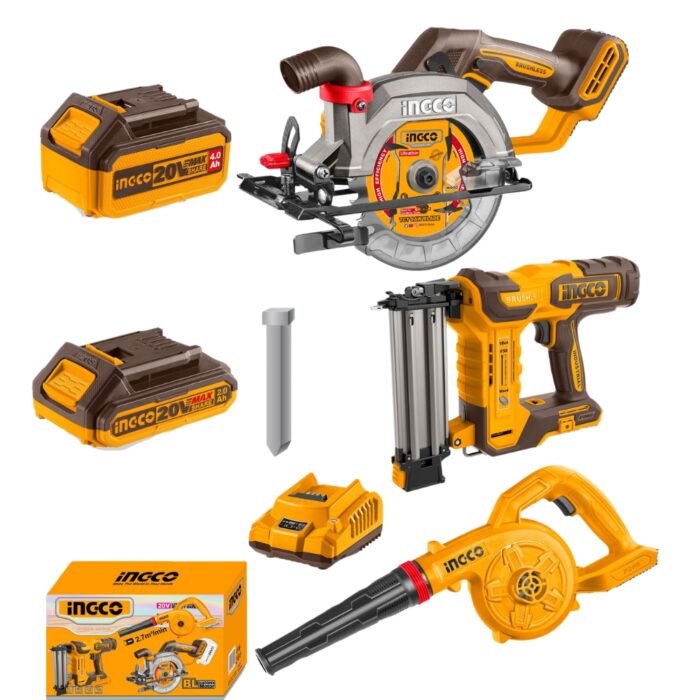 Ingco - Cordless 3 Pcs Combo Kit - Image 1