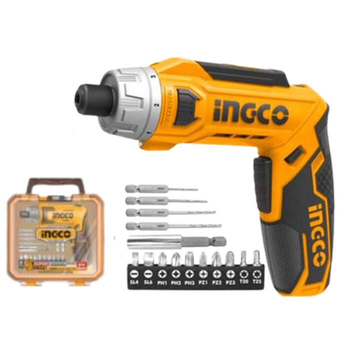 Ingco - Lithium-Ion Cordless Screwdriver (8V) - Image 1