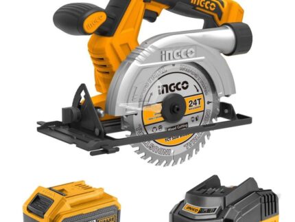 Ingco - Lithium Ion Circular Saw with 5.0Ah Battery and Fast Charger