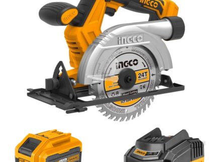 Ingco - Lithium Ion Circular Saw with 6.0Ah Battery Pack and Fast Charger