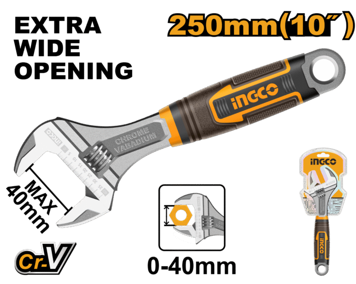 Ingco - Adjustable Wrench - Image 1