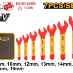 Ingco - 7 Pieces Insulated Open End Spanners Set