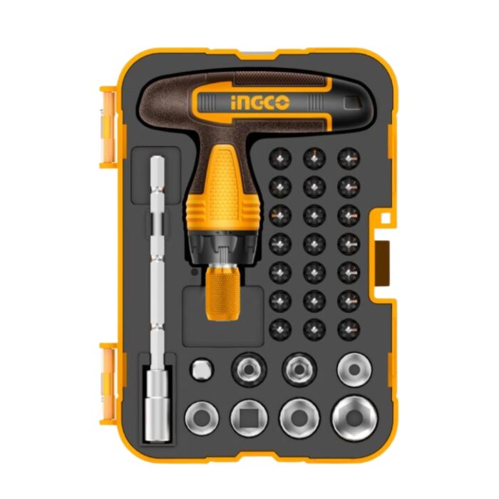 Ingco - 31 Piece T-Handle Wrench Screwdriver Set - Image 1