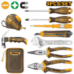 Ingco - 9 Piece Hand Tools Set