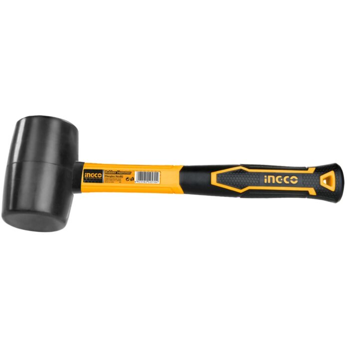 Ingco - Mallet Black Rubber Hammer (220 G) - Image 1