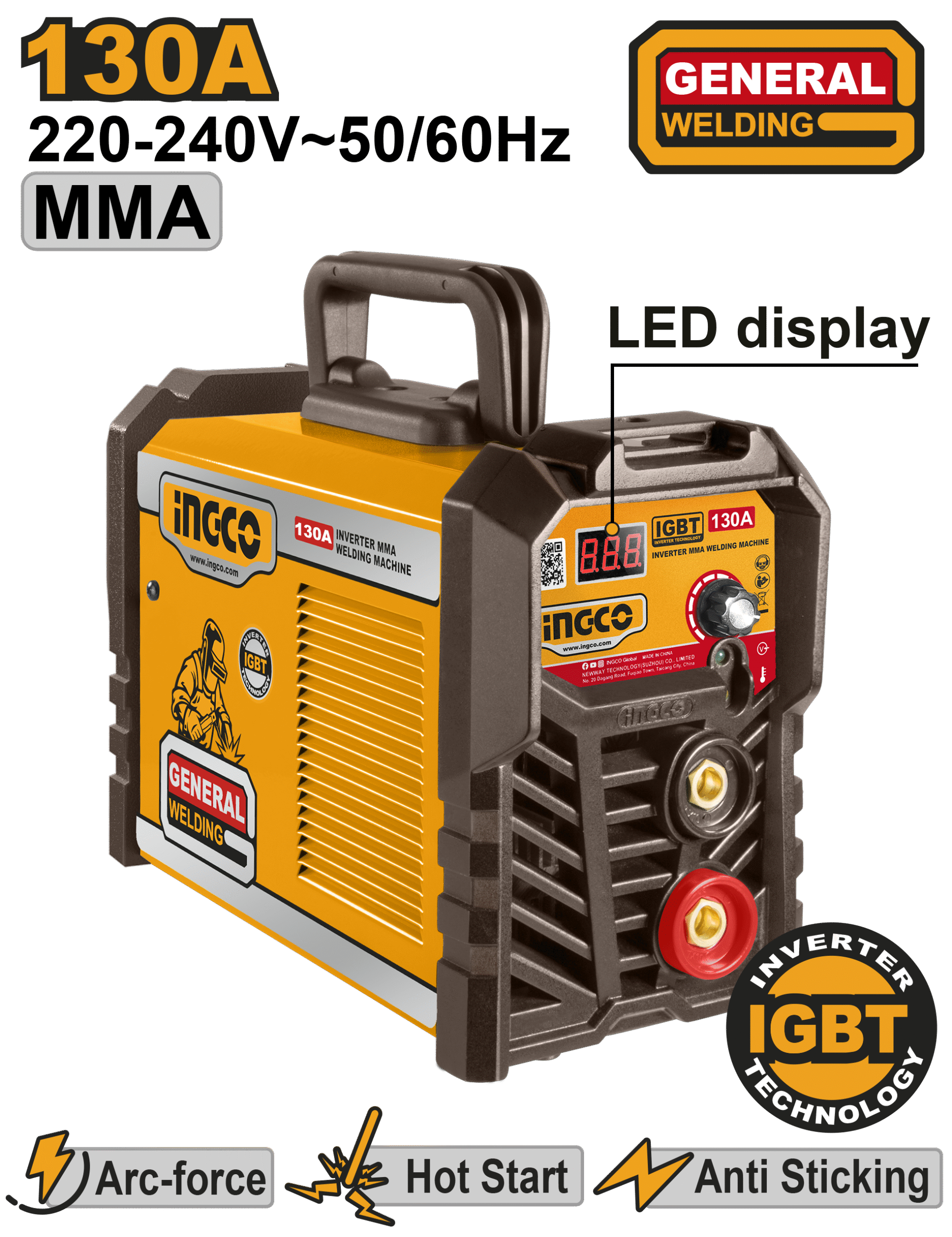 ING-MMA13028N.png Ingco - Inverter Mma Welding Machine - Image 1