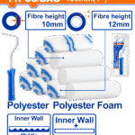 Wadfow - Cylinder Brush 11 In 1 Set (Inner Wall)