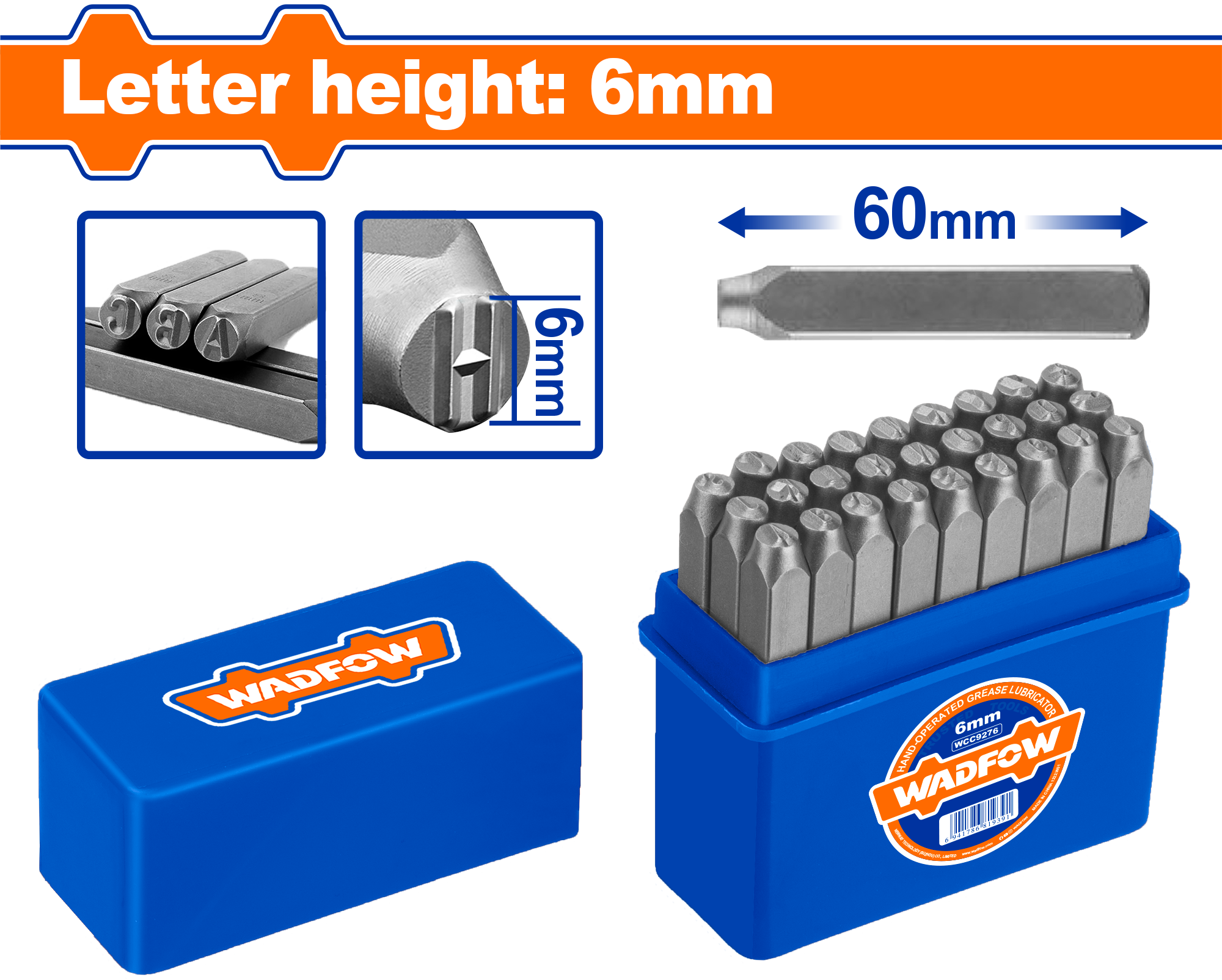 WCC9276.png Wadfow - 28 Piece Letter Punch Set - Image 1