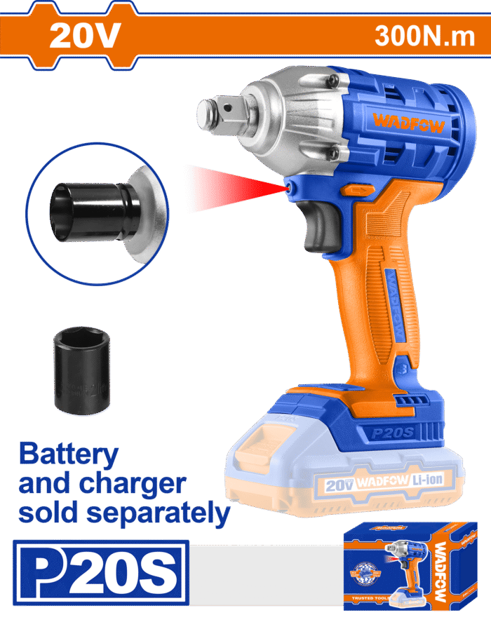 Wadfow - Lithium-ion Cordless impact wrench - Image 1