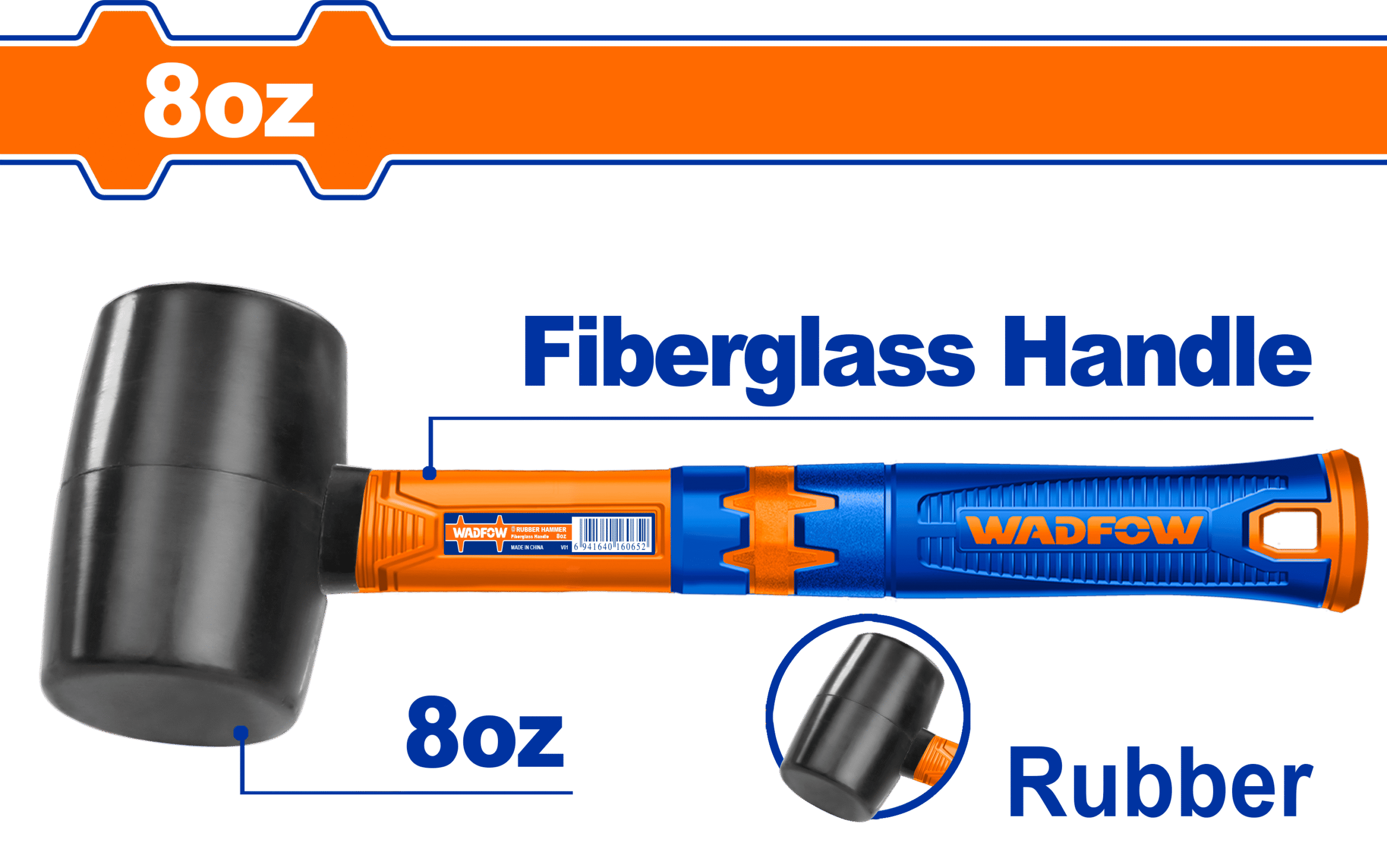 WHM7301.png Wadfow - Rubber Hammer - Image 1