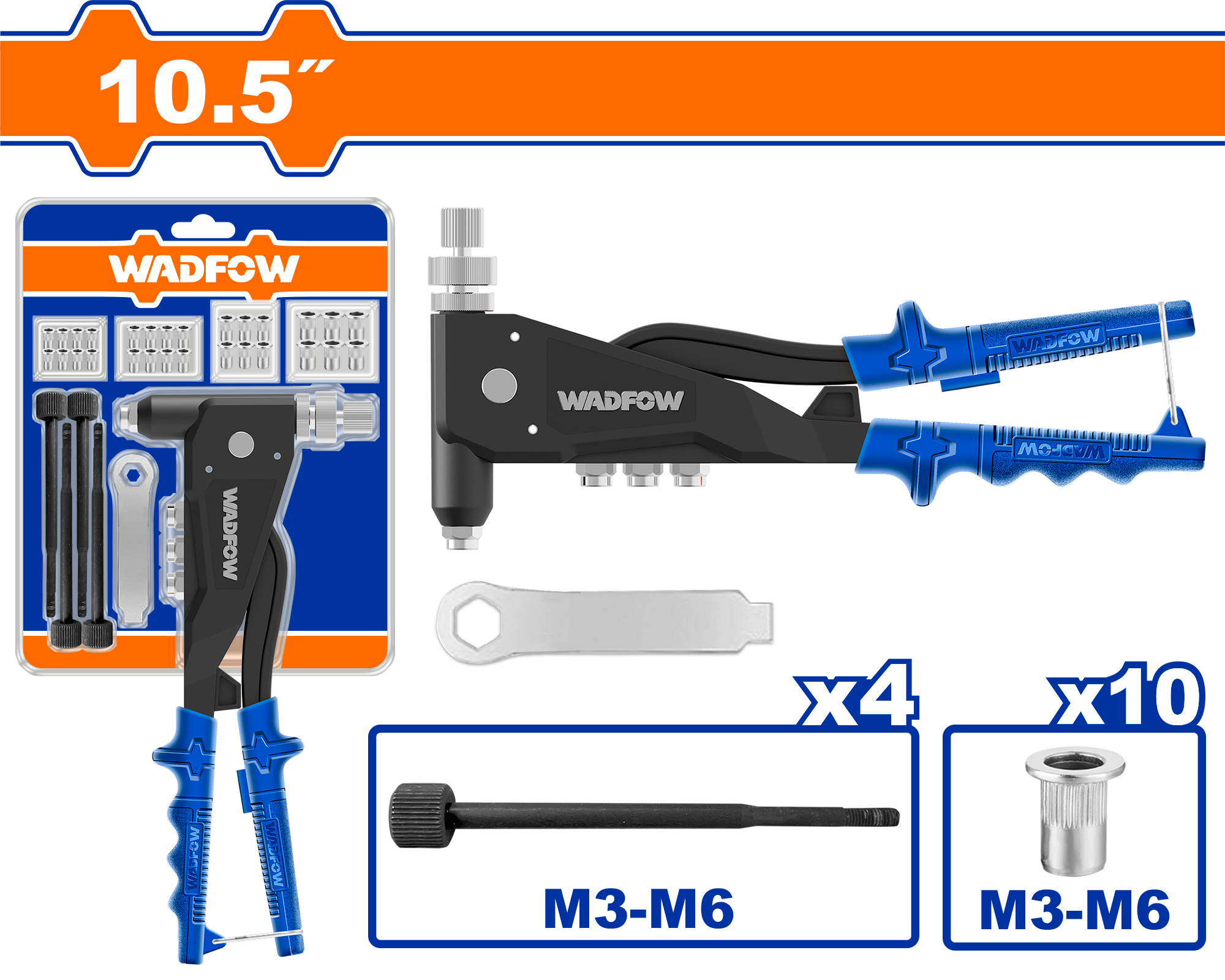 WHR5710.png Wadfow - Rivet Nut Gun Kit - Image 1