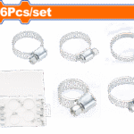 Wadfow - 26 Piece Hose Clip Assortment