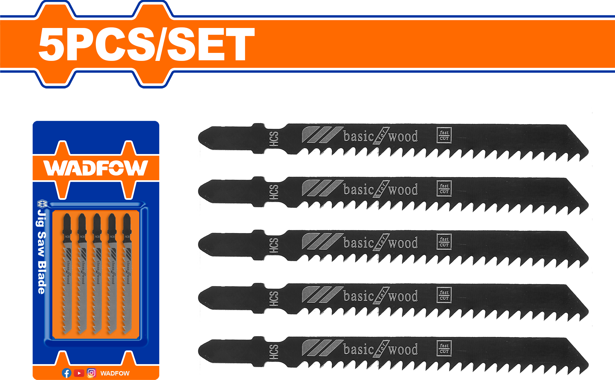 WJB111C.png Wadfow - Jig Saw Blade For Wood - Image 1