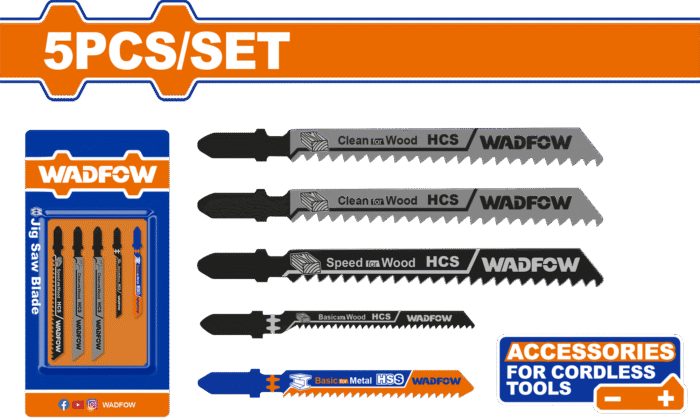Wadfow - Jig saw blade set - Image 1