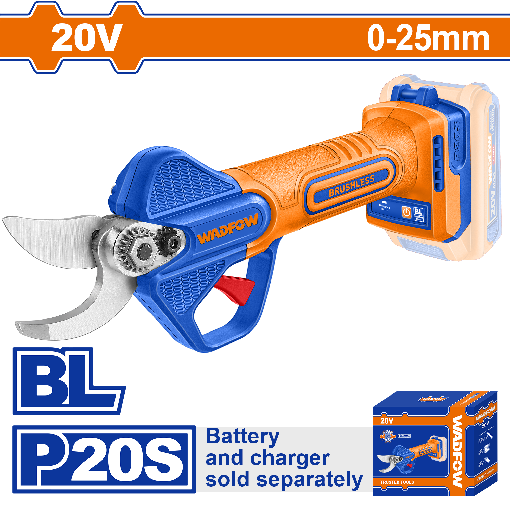 WJFP525.png Wadfow - Lithium-Ion Cordless Gauge Straight Shear - Image 1