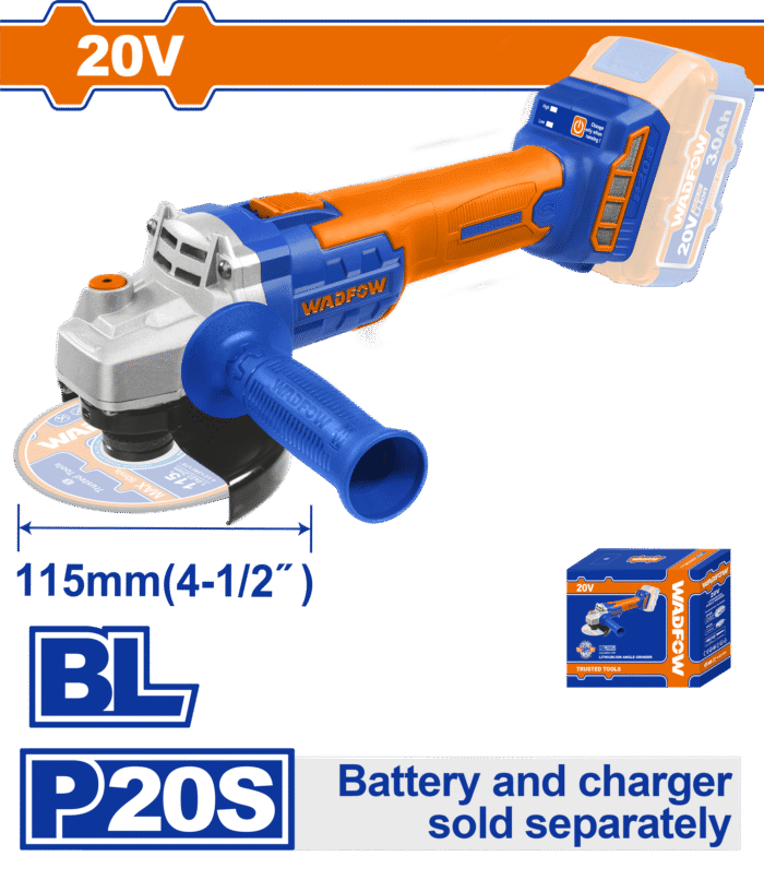 Wadfow - Lithium-ion cordless angle grinder - Image 1