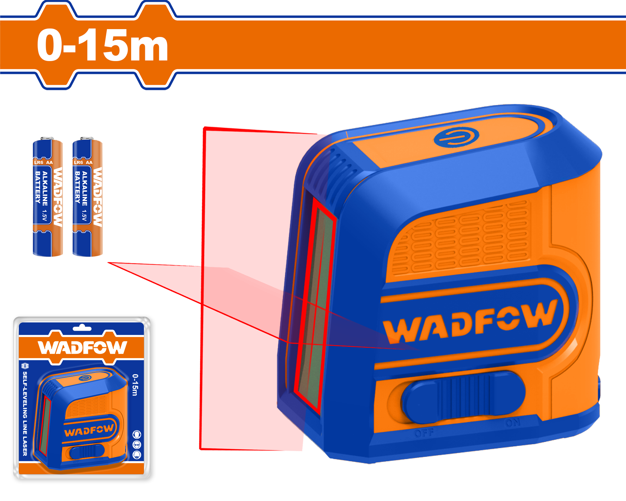 WLE1M03.png Wadfow - Self-Levelling Line Laser - Image 1