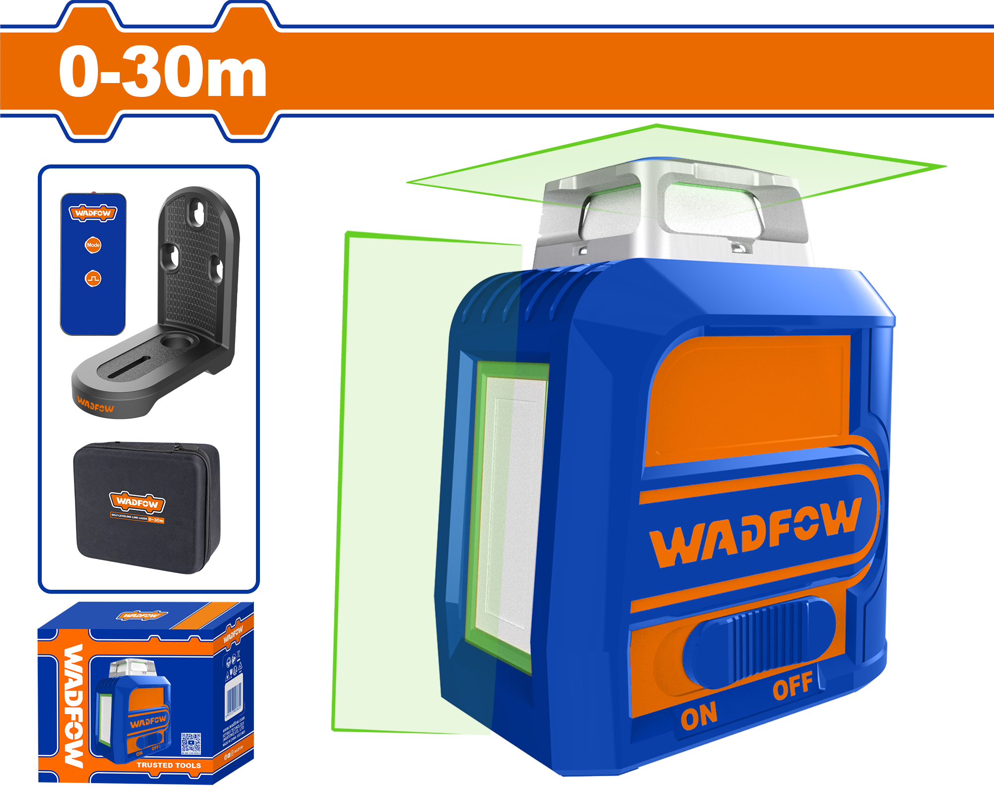 WLE2M05.png Wadfow - Self-Levelling Line Laser - Image 1