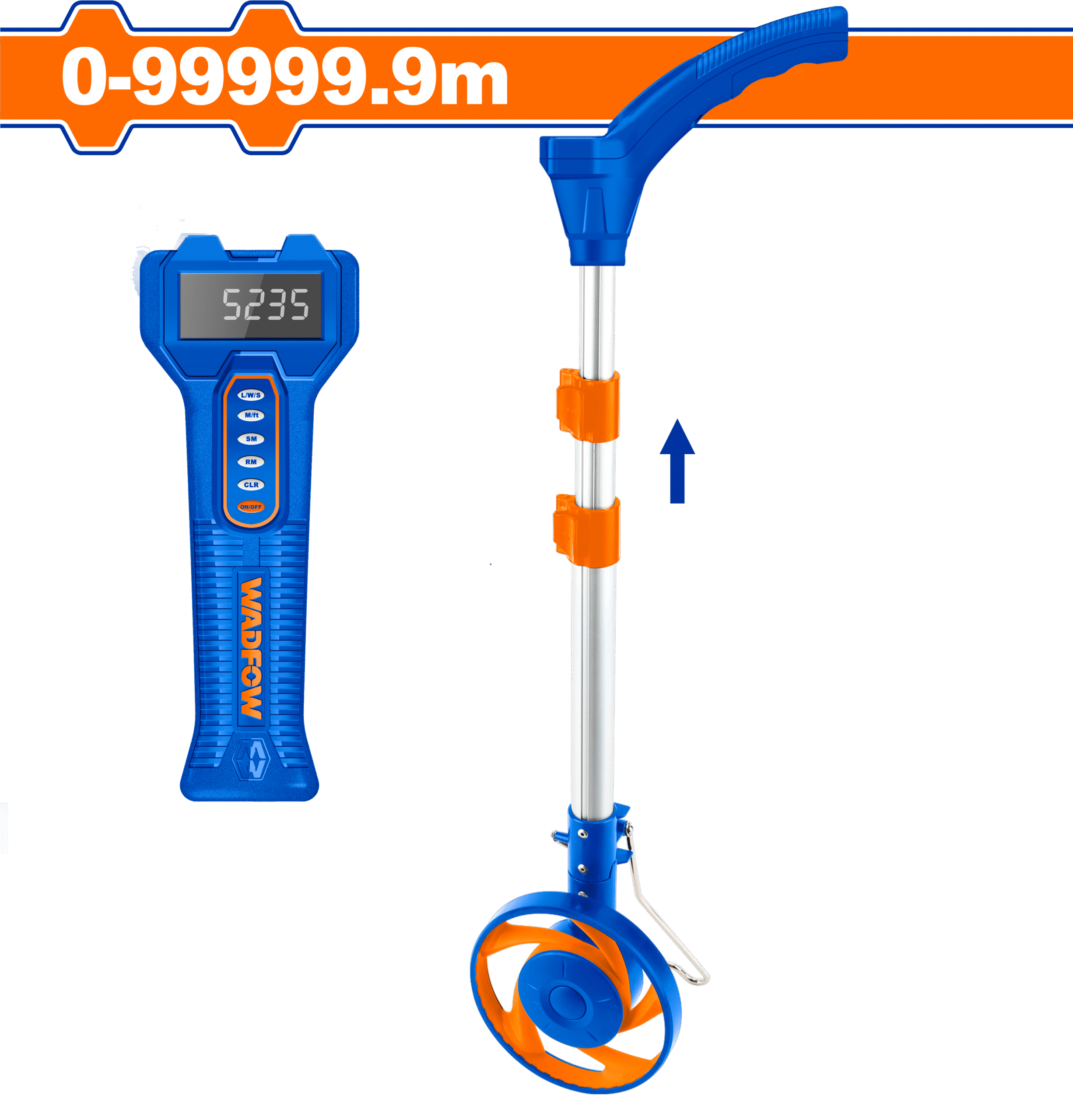 WMW2523.png Wadfow - Digital Display Measuring Wheel - Image 1