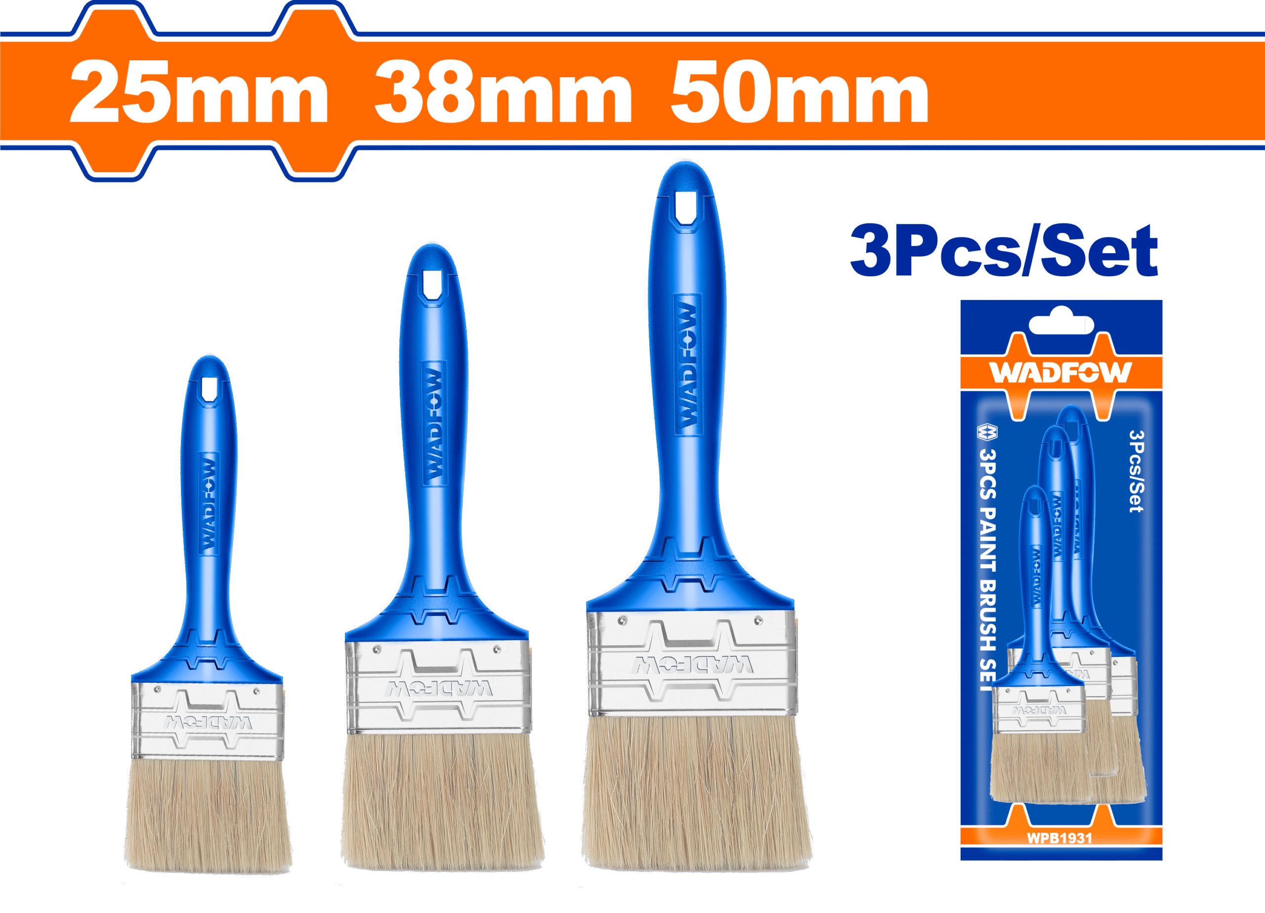 WPB1931.png Wadfow - 3 Piece Paint Brush Set - Image 1