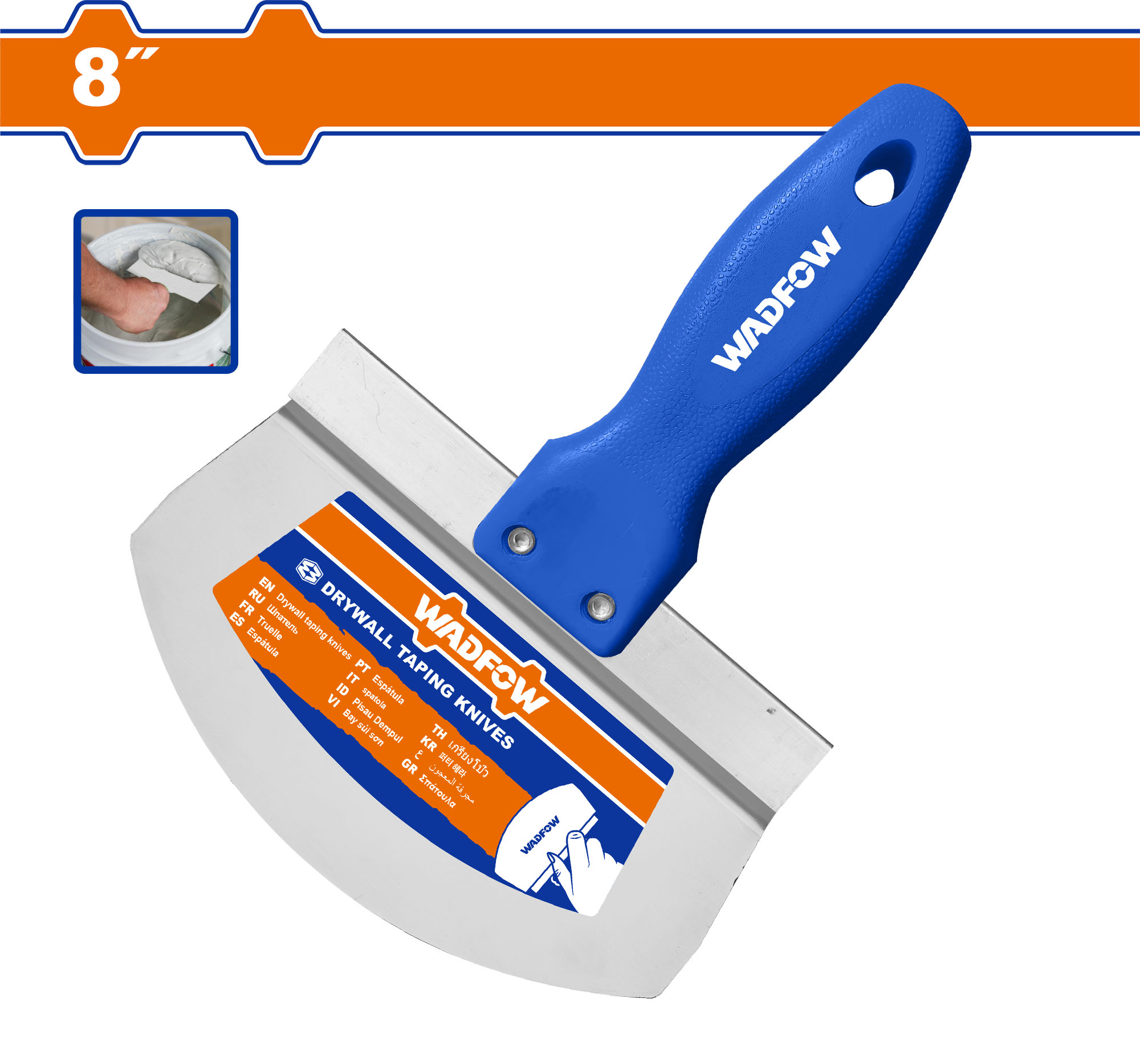 WPT6308.png Wadfow - Drywall Taping Knives - Image 1