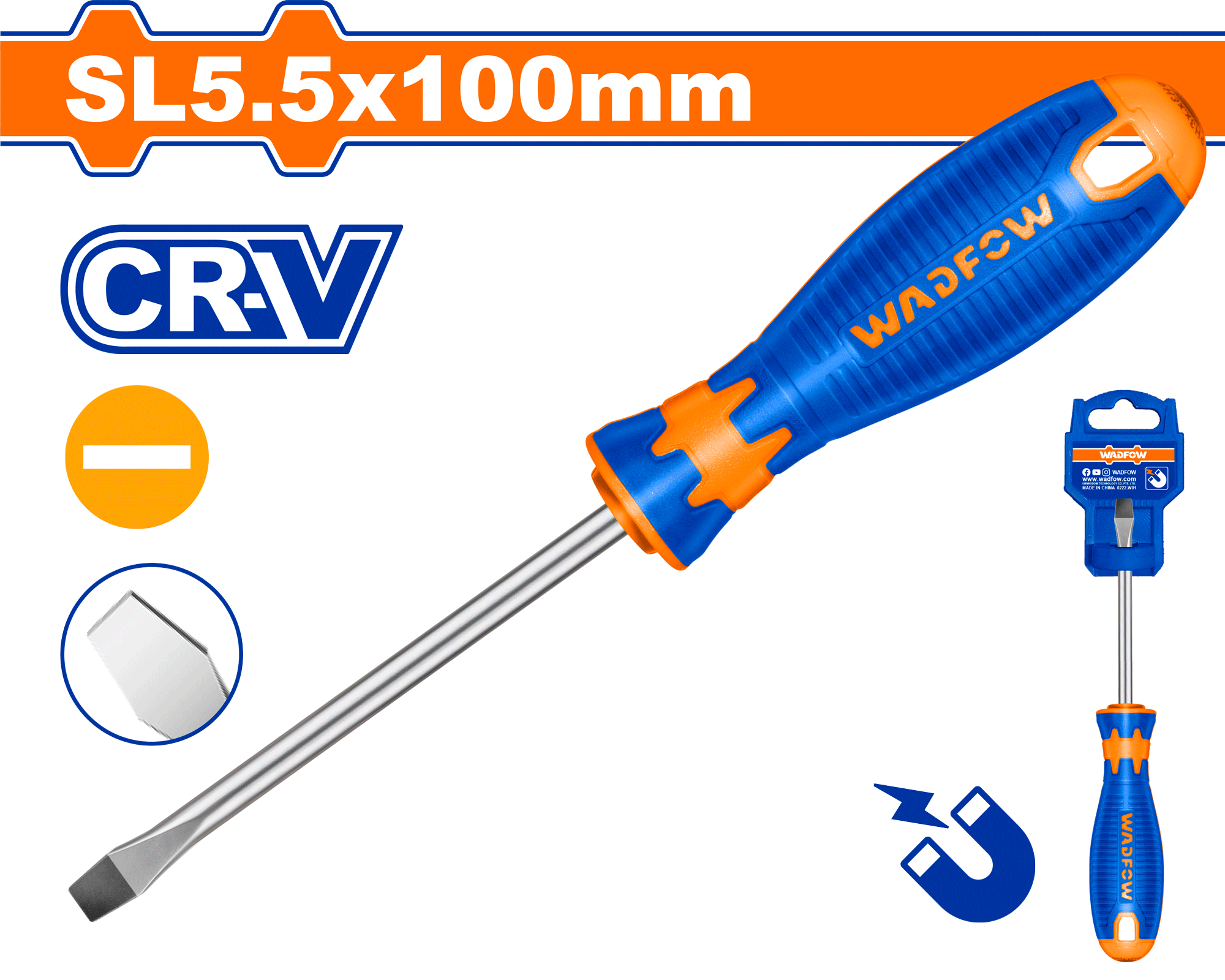 WSD1254.png Wadfow - Slotted Screwdriver - Image 1