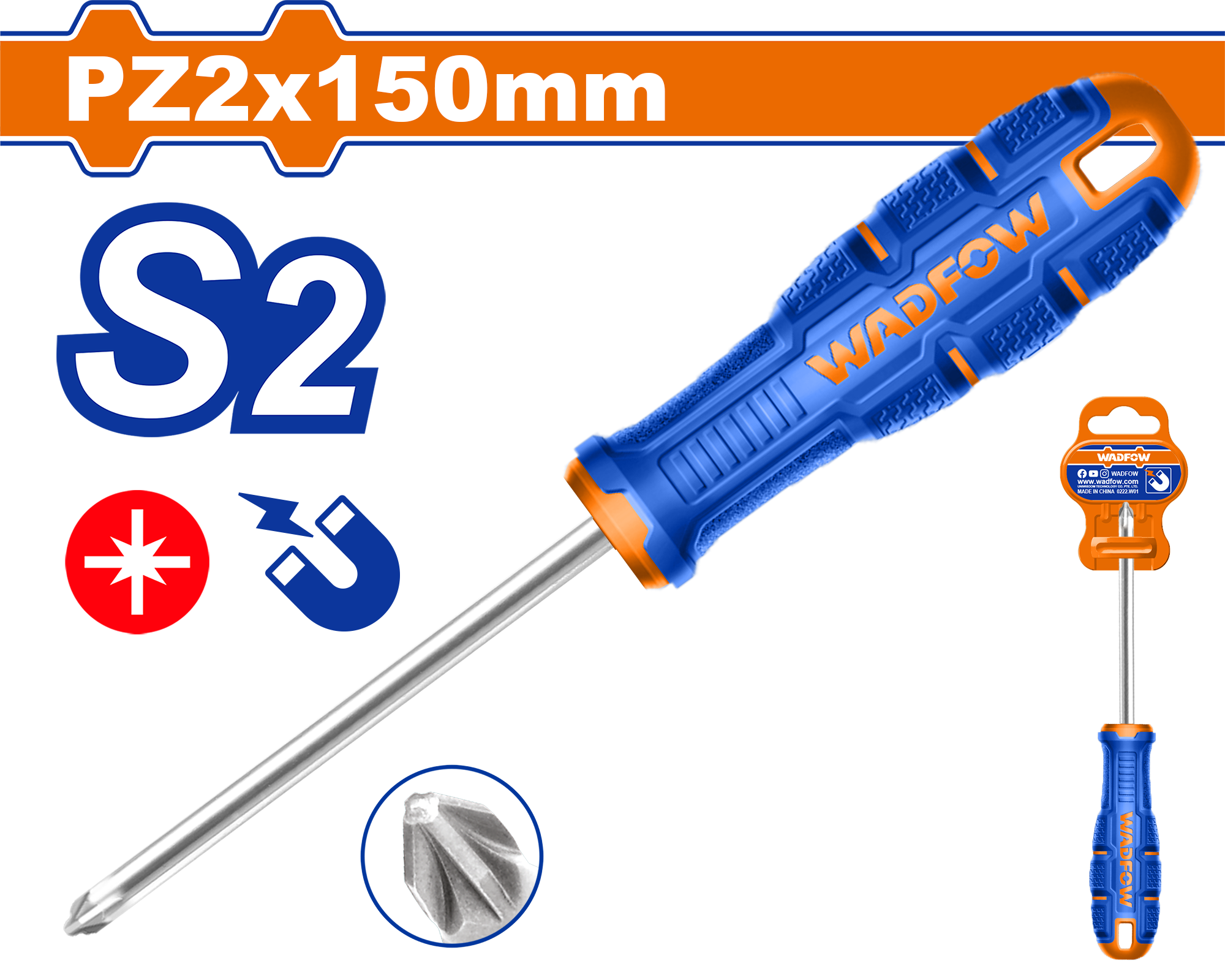 WSDC226.png Wadfow - Pozidriv Screwdriver - Image 1