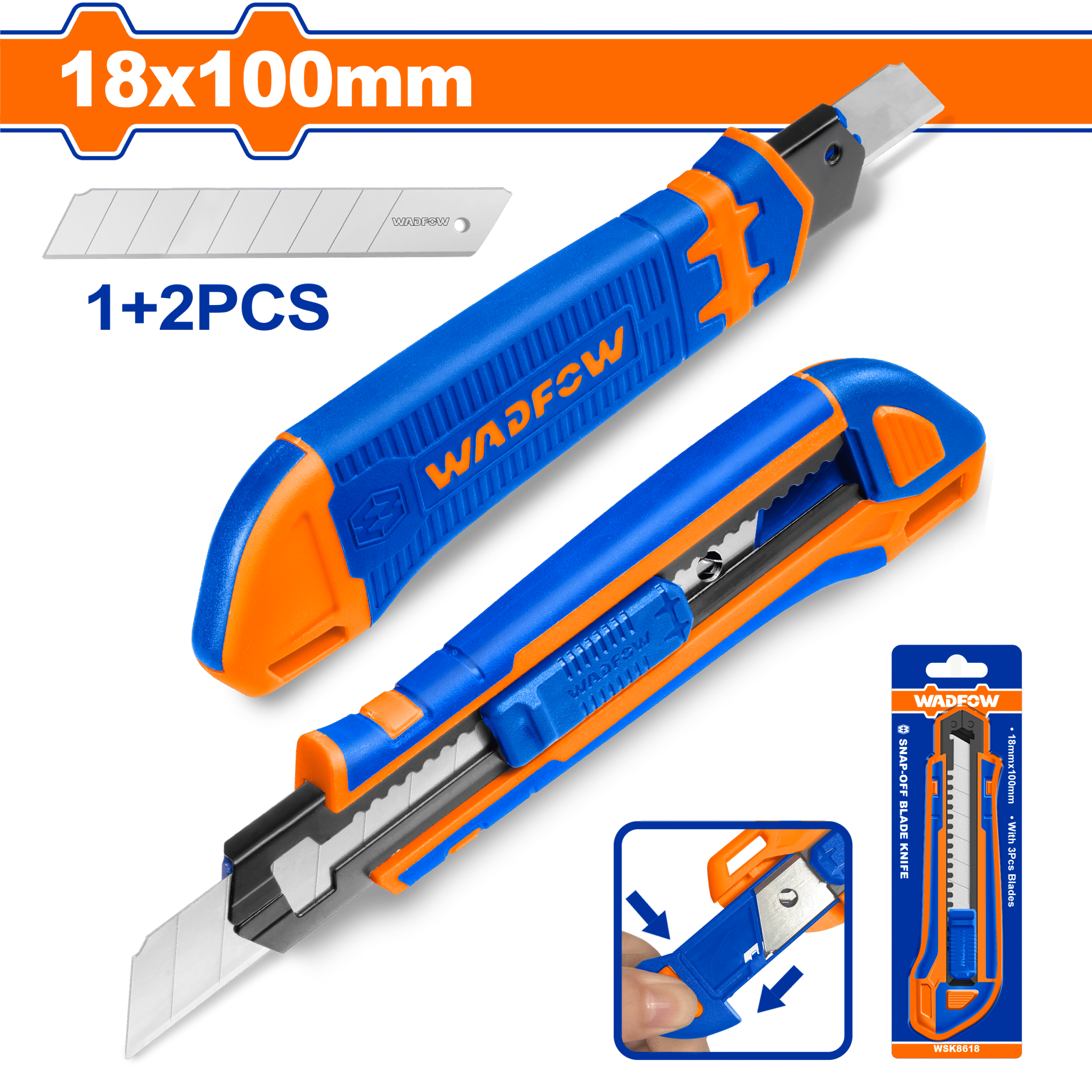 WSK8618.png Wadfow - Snap-Off Blade Knife - Image 1