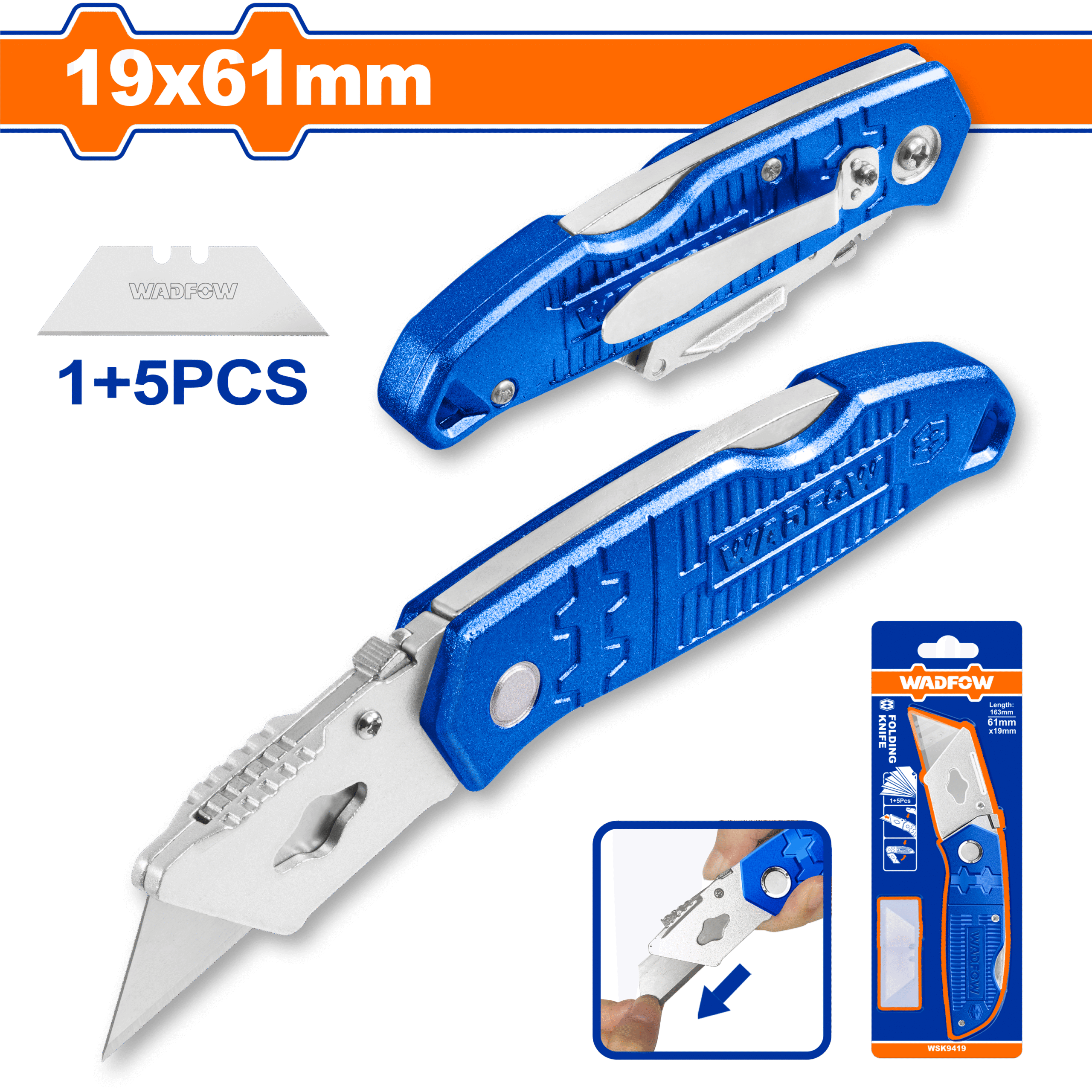 WSK9419.png Wadfow - Folding Knife - Image 1