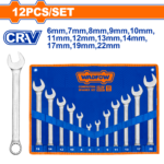 Wadfow - 12 Piece Combination Spanner Set
