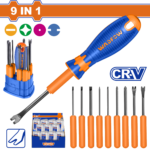 Wadfow - 10 Piece Interchangeable Screwdriver Set