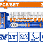 Wadfow - 12 Piece 3/8" Socket Set
