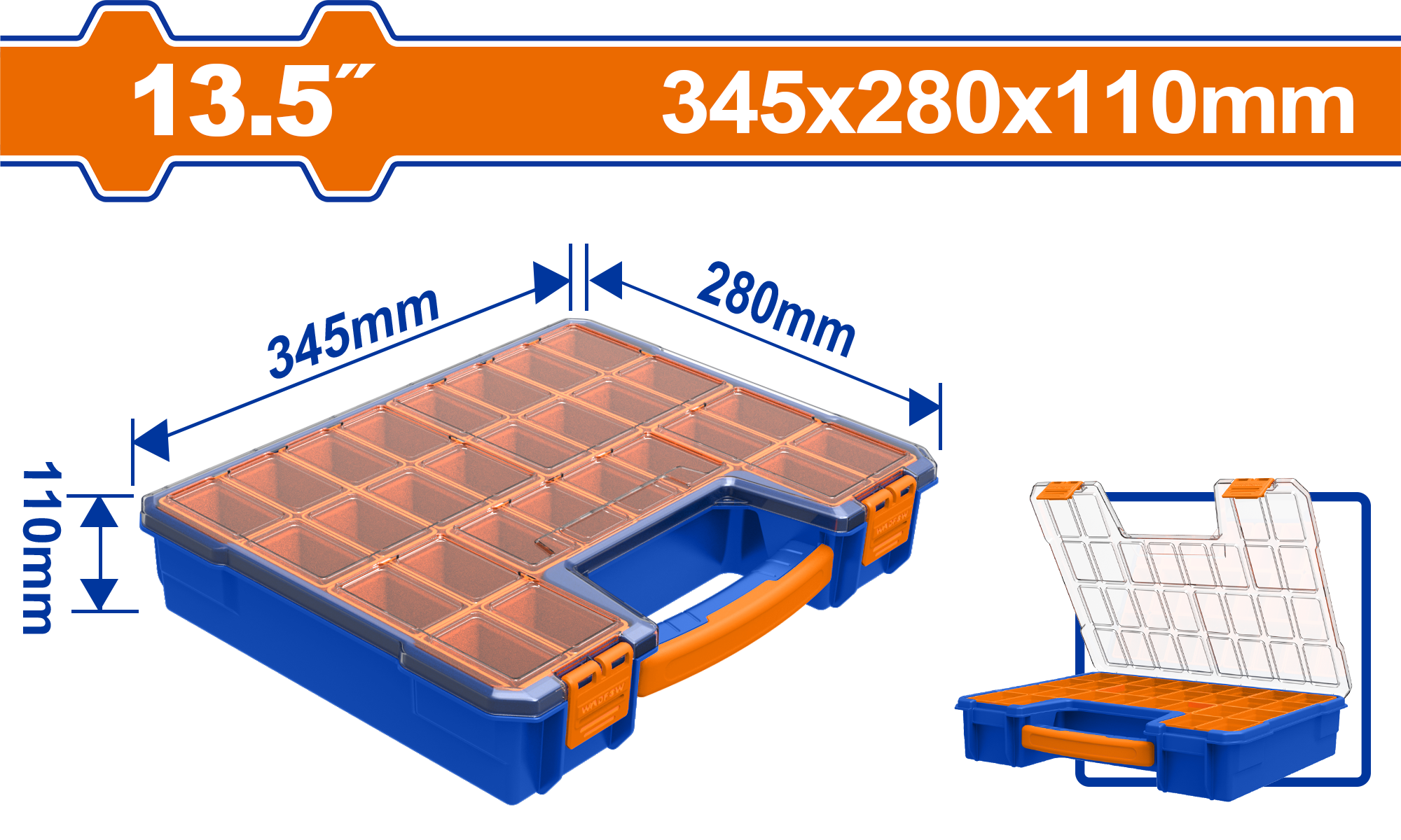 WTB1322.png Wadfow - Plastic Organizer - Image 1