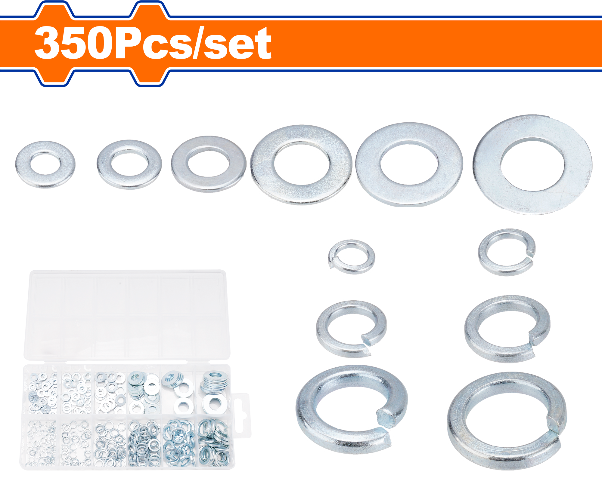WVW1B01.png Wadfow - 350 Piece Washers Kit - Image 1