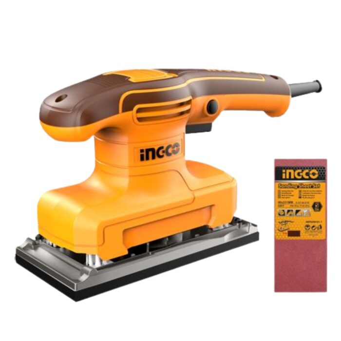 Ingco - Finishing Cordless Sander - (320 W) 90 × 180 Mm - Image 1